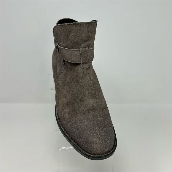 Born Jorgette Women's Gray Suede Ankle Boots Size 9.5 Casual Chic Fall Comfort - Picture 3 of 13